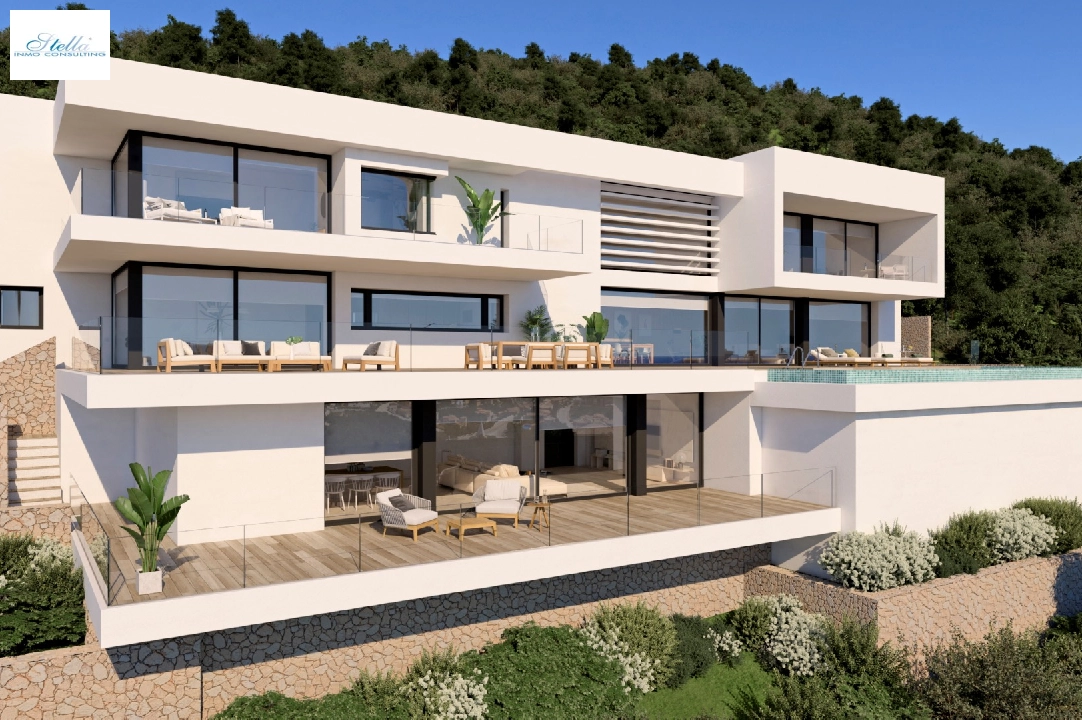 villa en Benitachell(La Cumbre del Sol) en venta, superficie 1401 m², parcela 2122 m², 5 dormitorios, 9 banos, piscina, ref.: CA-H-1652-AMB-2