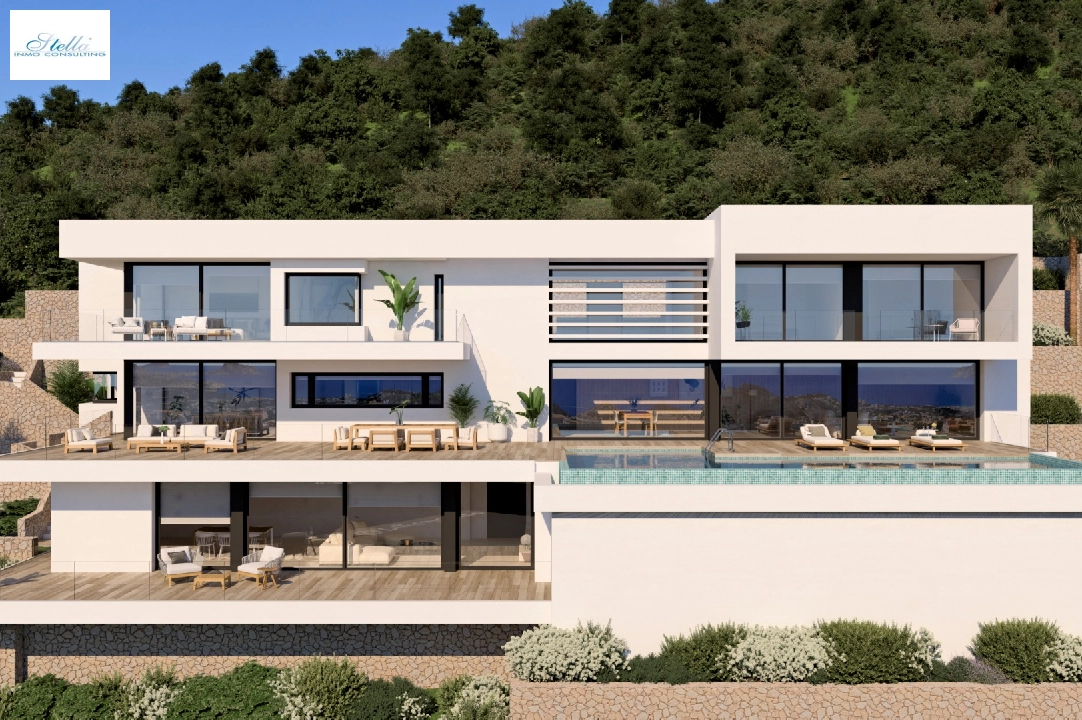 villa en Benitachell(La Cumbre del Sol) en venta, superficie 1401 m², parcela 2122 m², 5 dormitorios, 9 banos, piscina, ref.: CA-H-1652-AMB-7