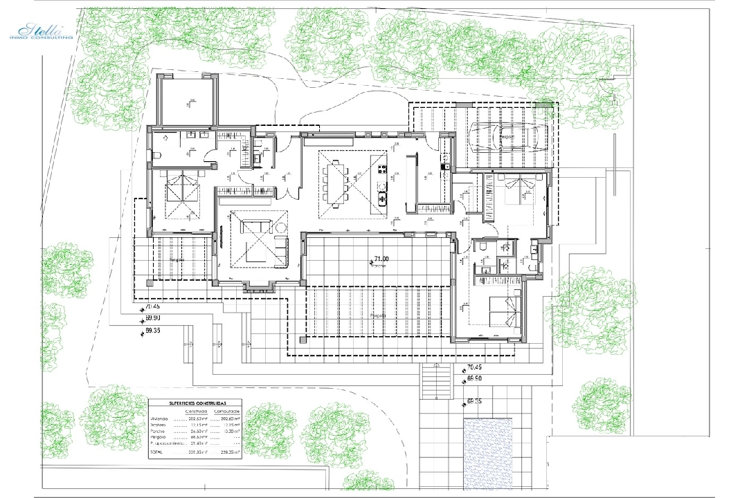 villa en Javea(Pinosol) en venta, superficie 420 m², aire acondicionado, parcela 1741 m², 4 dormitorios, 4 banos, piscina, ref.: CA-H-1662-AMB-6