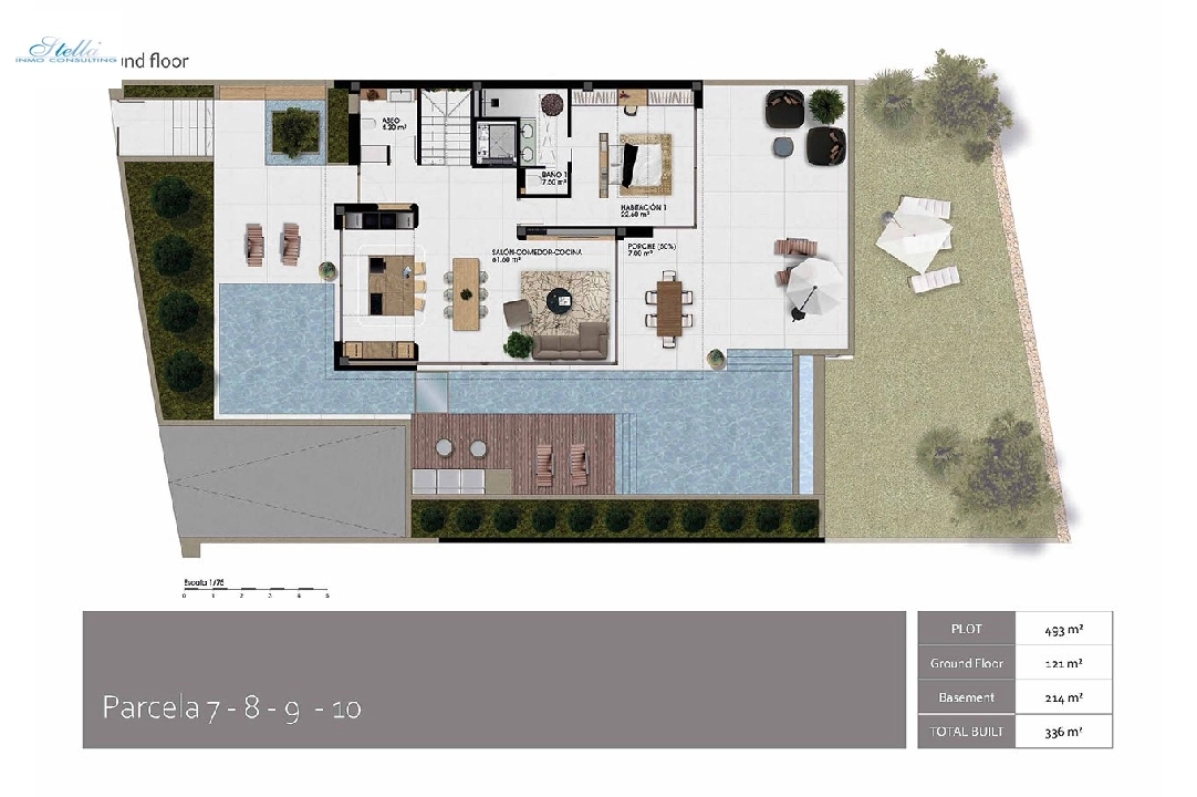 villa en Finestrat en venta, superficie 336 m², estado first owner, aire acondicionado, parcela 468 m², 3 dormitorios, 3 banos, piscina, ref.: HA-FIN-390-E01-30