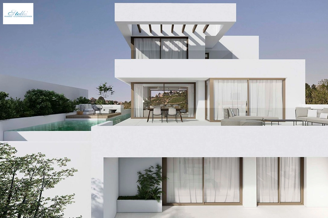 villa en Finestrat en venta, superficie 336 m², estado first owner, aire acondicionado, parcela 468 m², 3 dormitorios, 3 banos, piscina, ref.: HA-FIN-390-E01-4