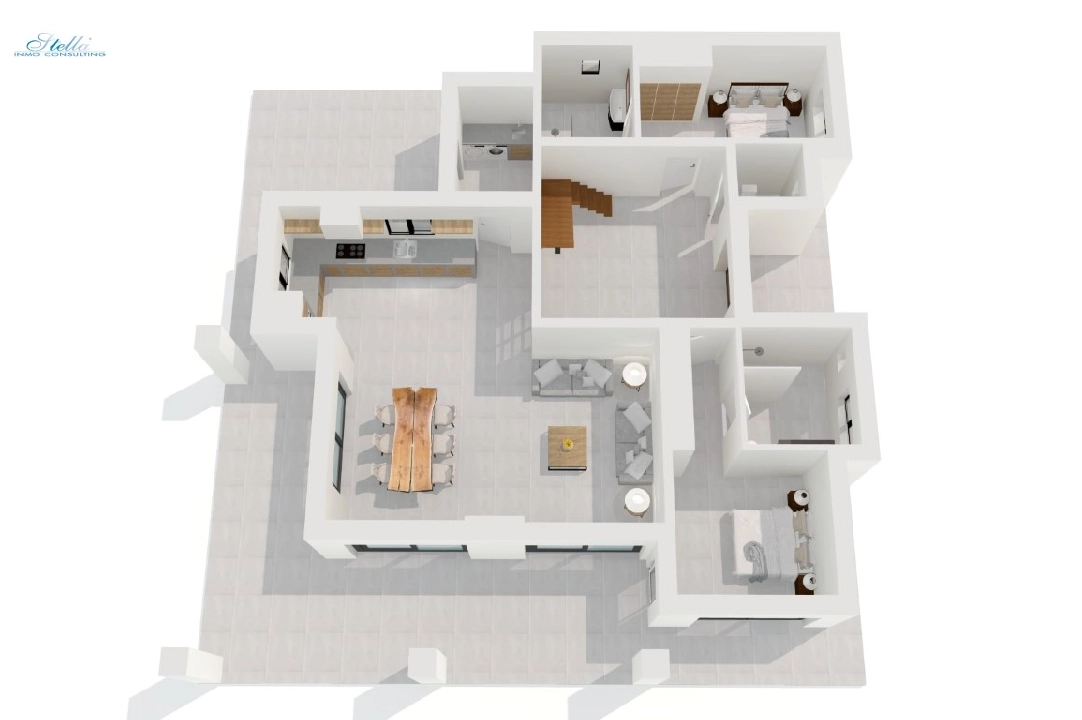 villa en Pedreguer(Cometes) en venta, superficie 298 m², aire acondicionado, parcela 10000 m², 4 dormitorios, 4 banos, ref.: BP-8099PED-10