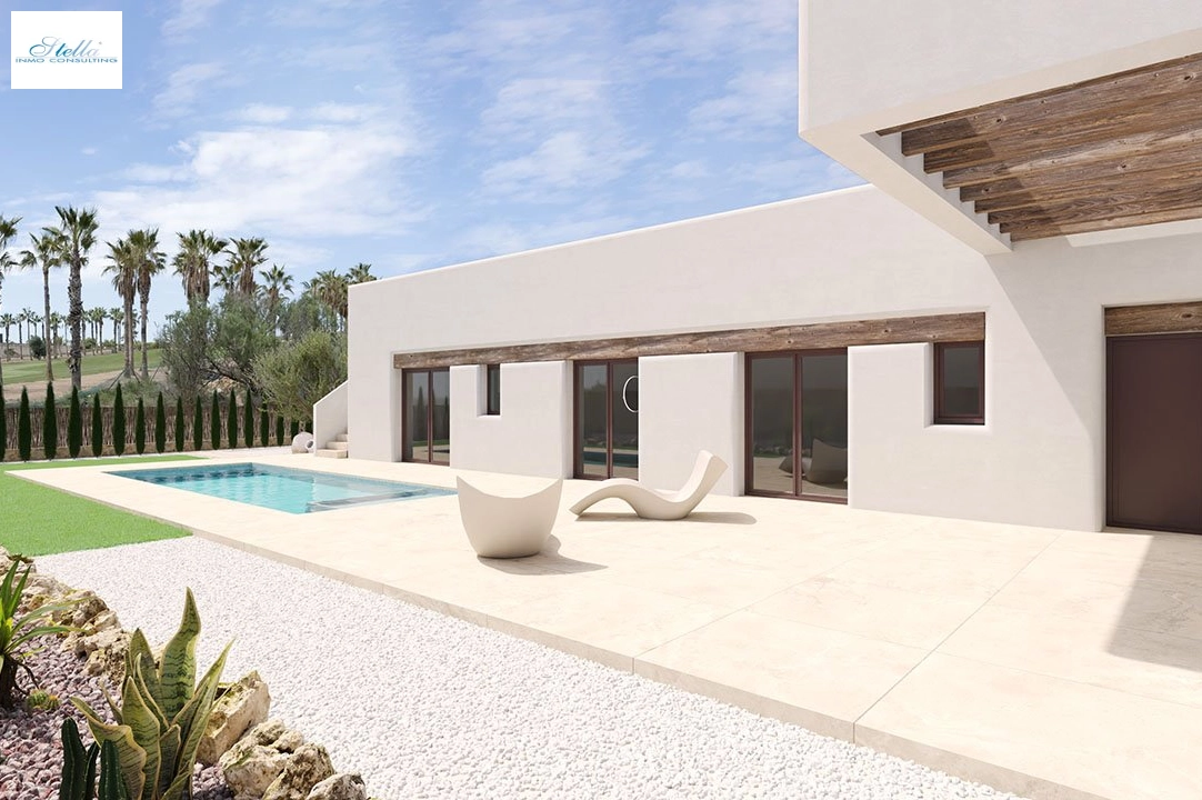 villa en Algorfa en venta, superficie 175 m², estado first owner, aire acondicionado, parcela 454 m², 3 dormitorios, 2 banos, piscina, ref.: HA-ARN-108-E01-2