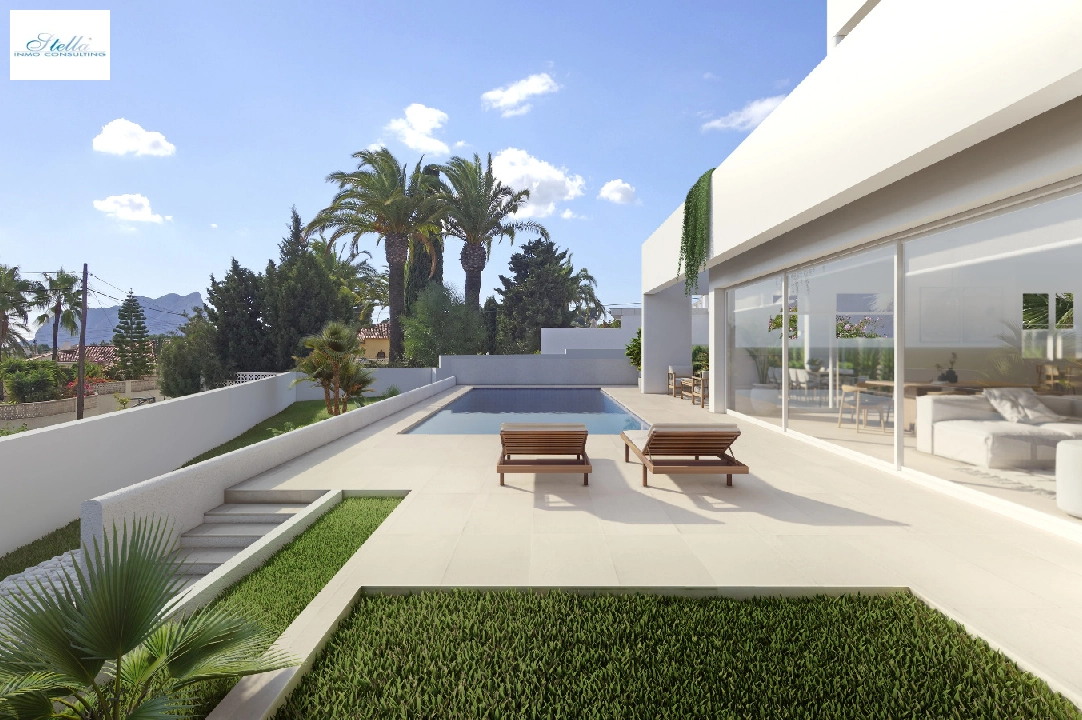 villa en Benissa(Baladrar) en venta, superficie 138 m², ano de construccion 2023, aire acondicionado, parcela 625 m², 3 dormitorios, 3 banos, piscina, ref.: BI-BE.H-884-2
