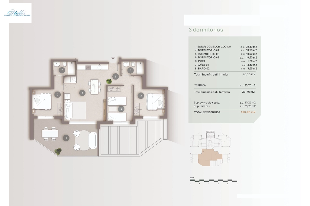 apartamento en Calpe en venta, superficie 83 m², + KLIMA, aire acondicionado, 3 dormitorios, 2 banos, piscina, ref.: BI-CA.A-020-15