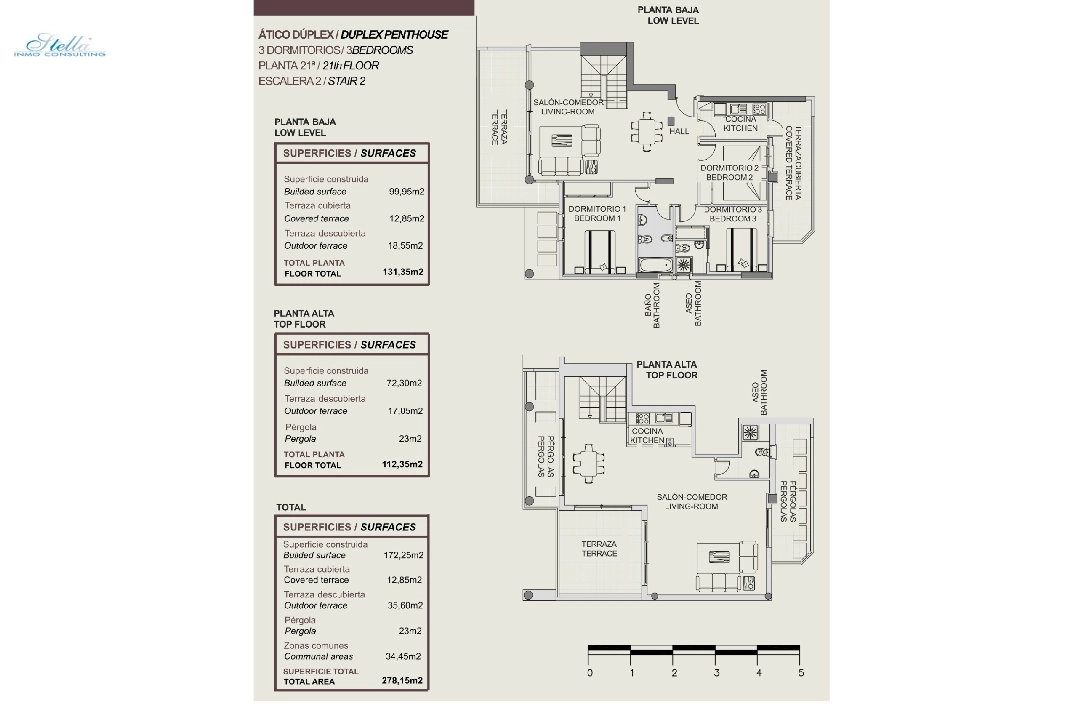 atico en Calpe en venta, superficie 207 m², ano de construccion 2006, + KLIMA, aire acondicionado, 3 dormitorios, 3 banos, piscina, ref.: BI-CA.A-024-17