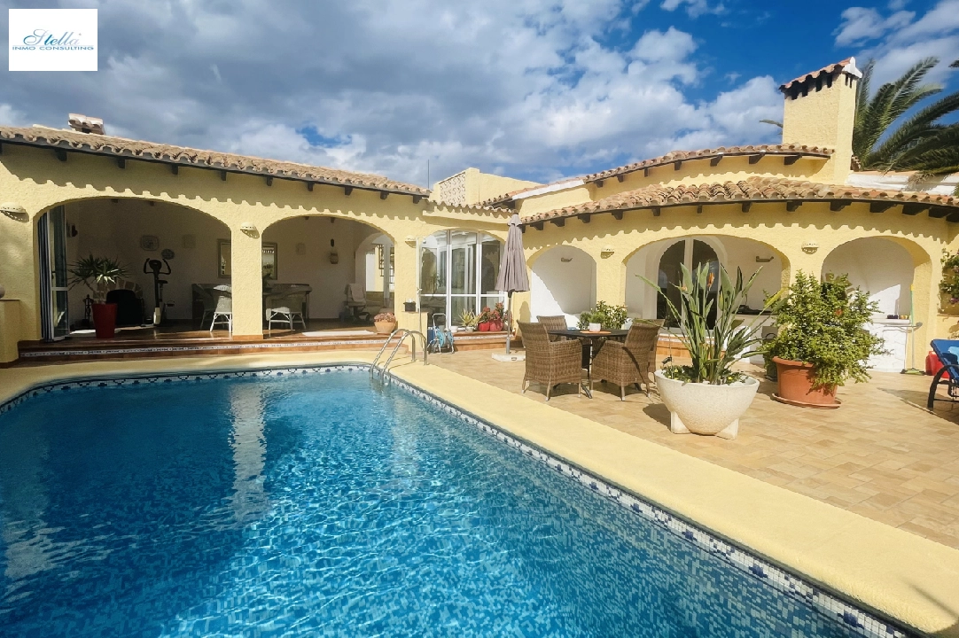villa en Javea(Balcon al Mar) en venta, superficie 167 m², ano de construccion 1979, + estufa, aire acondicionado, parcela 903 m², 3 dormitorios, 2 banos, piscina, ref.: JS-2223-7