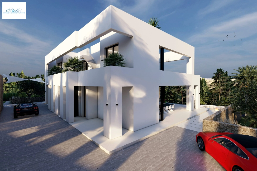 villa en Benissa(Benissa Costa) en venta, superficie 574 m², aire acondicionado, parcela 1372 m², 4 dormitorios, 4 banos, ref.: BP-7015BEN-10