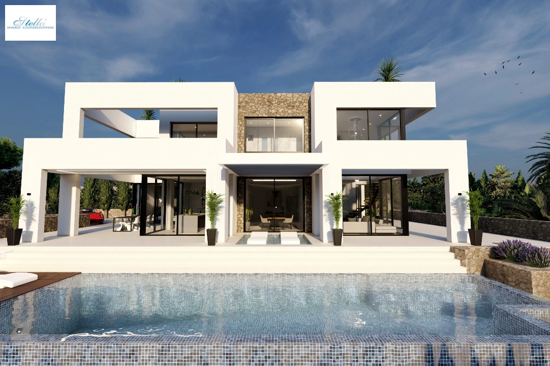 villa en Benissa(Benissa Costa) en venta, superficie 574 m², aire acondicionado, parcela 1372 m², 4 dormitorios, 4 banos, ref.: BP-7015BEN-2
