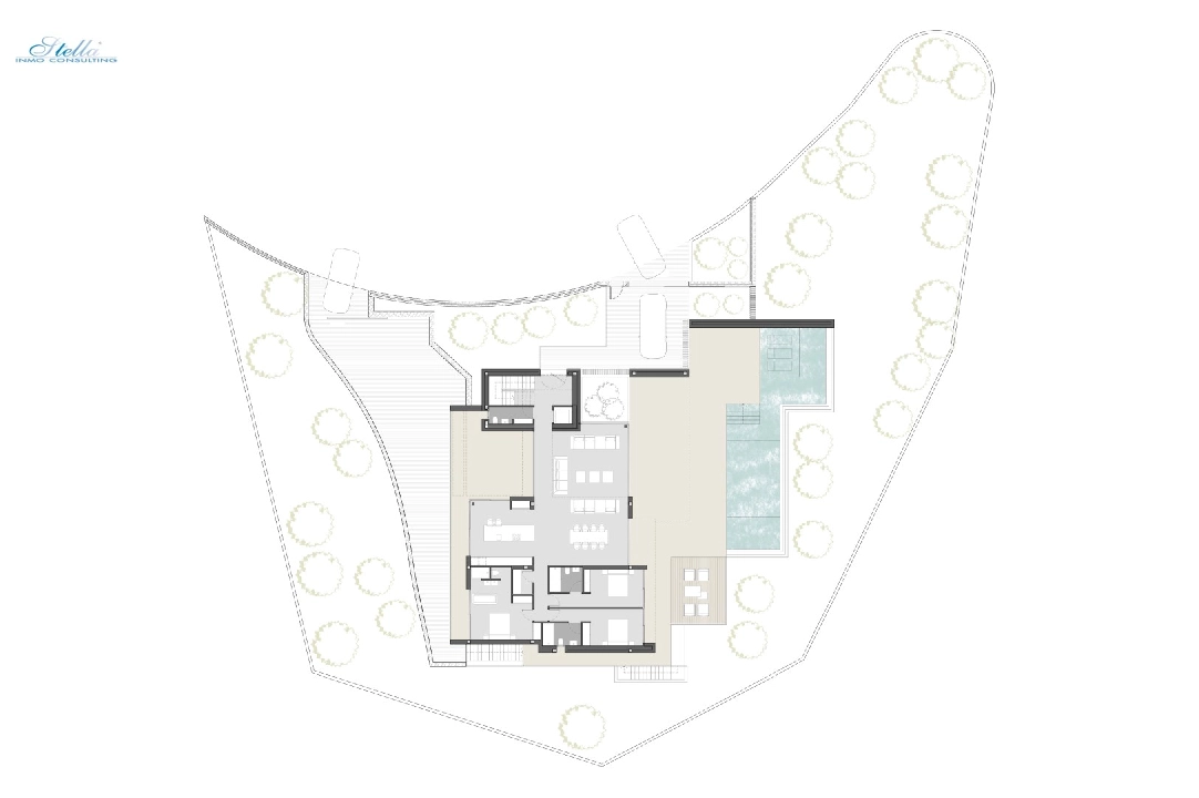 villa en Moraira(Fanadix) en venta, superficie 677 m², aire acondicionado, parcela 1601 m², 4 dormitorios, 5 banos, ref.: BP-3616MOR-5