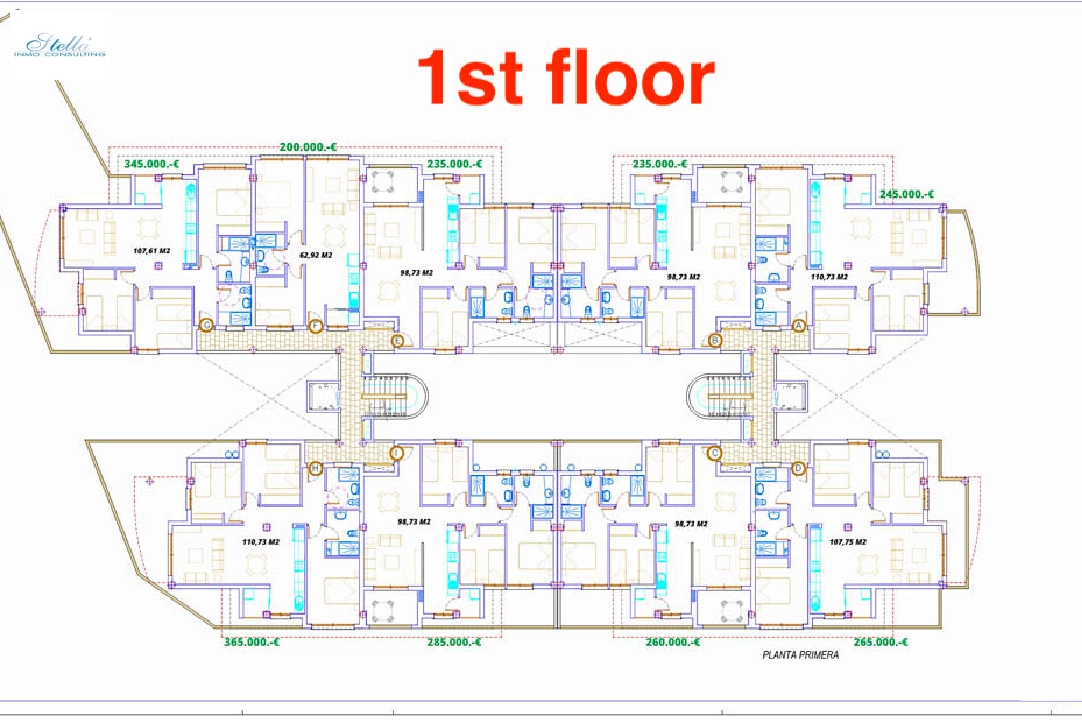 apartamento en Vilajoyosa(Urb. Paraiso) en venta, superficie 63 m², aire acondicionado, parcela 63 m², 2 dormitorios, 1 banos, piscina, ref.: BP-7019VIL-17