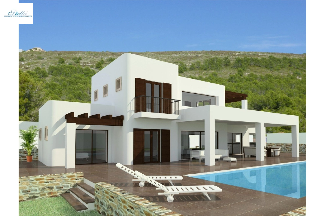 villa en Calpe(Gran sol) en venta, superficie 170 m², parcela 800 m², 3 dormitorios, 2 banos, piscina, ref.: AM-11735DA-3700-1