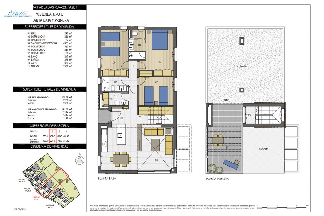 villa en Finestrat(Sierra Cortina) en venta, superficie 150 m², aire acondicionado, parcela 410 m², 3 dormitorios, 2 banos, ref.: BP-7024FIN-16