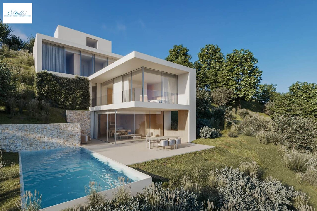 villa en Benissa(La Fustera) en venta, superficie 330 m², aire acondicionado, parcela 1448 m², 4 dormitorios, 5 banos, piscina, ref.: BP-4310BEN-2