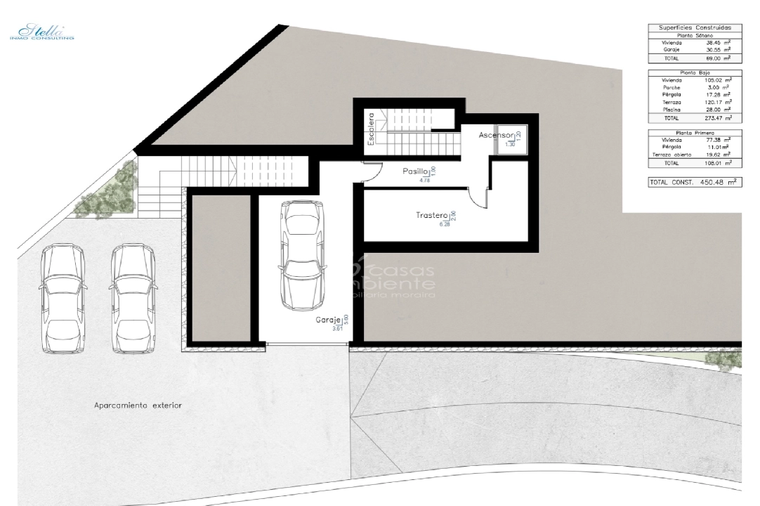 villa en Benissa(Fanadix) en venta, superficie 450 m², aire acondicionado, parcela 800 m², 3 dormitorios, 3 banos, piscina, ref.: CA-H-1562-AMBI-8