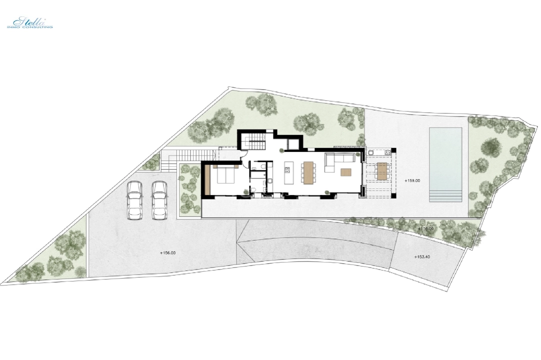 villa en Benissa(Fanadix) en venta, superficie 450 m², aire acondicionado, parcela 800 m², 3 dormitorios, 3 banos, piscina, ref.: CA-H-1562-AMBI-9