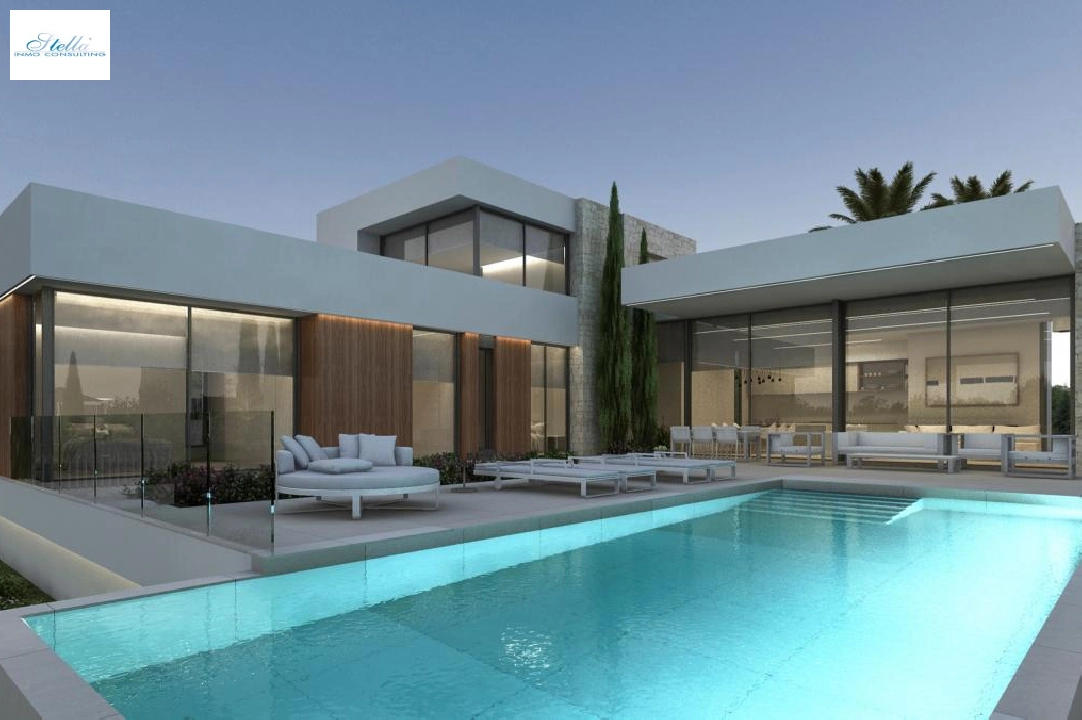 villa en Moraira en venta, superficie 250 m², parcela 1000 m², 4 dormitorios, 3 banos, piscina, ref.: COB-3410-1