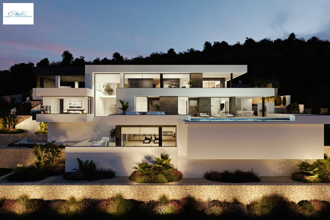 villa en Cumbre del Sol(Residencial Plus Jazmines) en venta, superficie 440 m², parcela 1877 m², 3 dormitorios, 5 banos, piscina, ref.: VA-AJ044-2