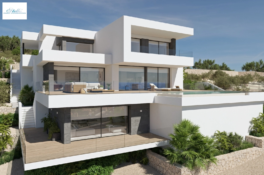 villa en Cumbre del Sol(Residencial Plus Jazmines) en venta, superficie 207 m², parcela 1020 m², 3 dormitorios, 4 banos, piscina, ref.: VA-AJ137-5