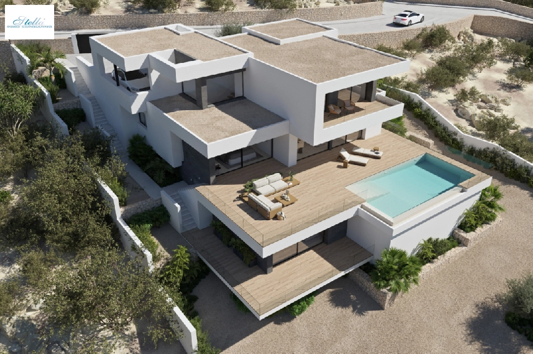 villa en Cumbre del Sol(Residencial Plus Jazmines) en venta, superficie 207 m², parcela 1020 m², 3 dormitorios, 4 banos, piscina, ref.: VA-AJ137-6