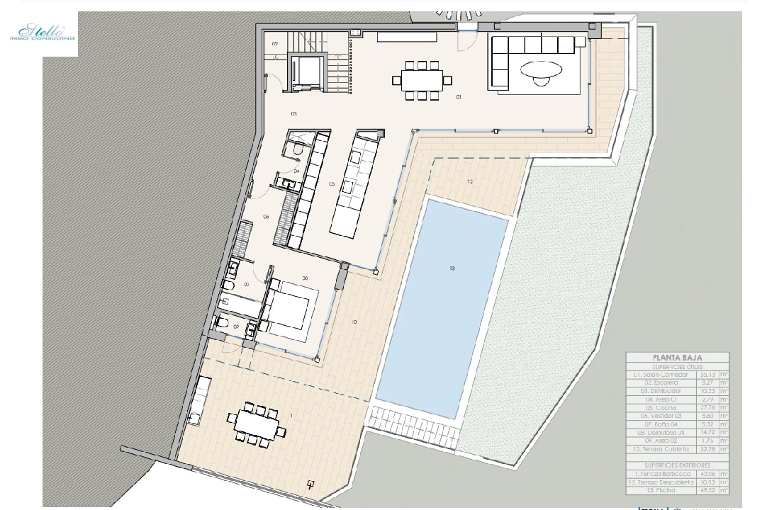 villa en Altea(Altea Hills) en venta, superficie 610 m², aire acondicionado, parcela 1302 m², 4 dormitorios, 4 banos, piscina, ref.: BP-3622ALT-27