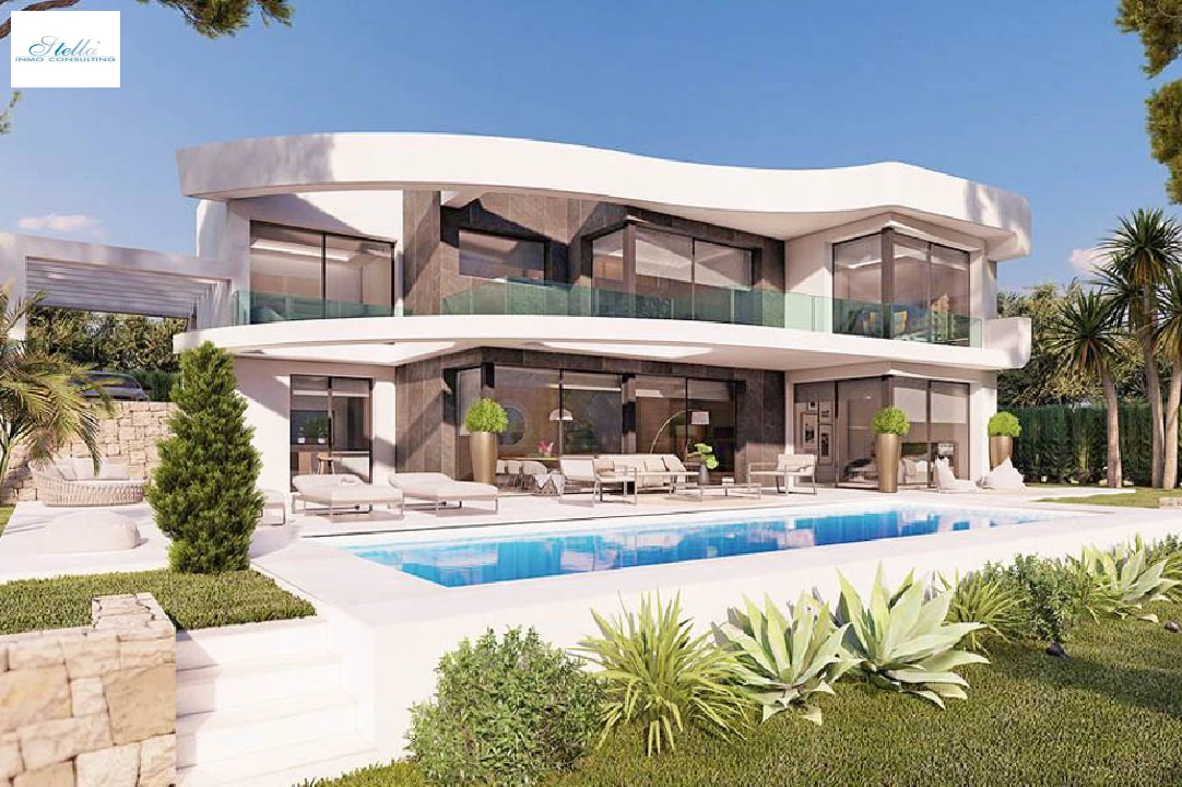 villa en Calpe(Ortenbach) en venta, superficie 604 m², aire acondicionado, parcela 880 m², 4 dormitorios, 4 banos, piscina, ref.: BP-7027CAL-1