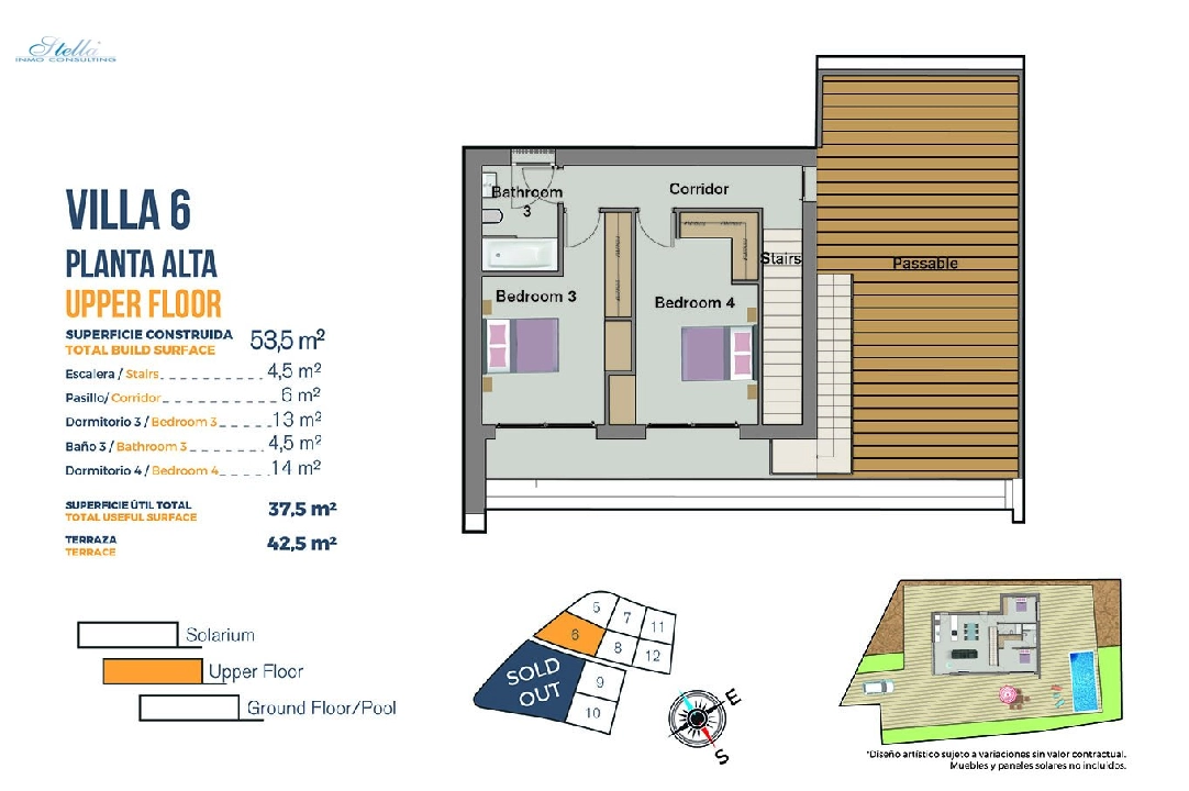 villa en Finestrat en venta, superficie 149 m², estado first owner, parcela 346 m², 3 dormitorios, 2 banos, piscina, ref.: HA-FIN-120-E03-31