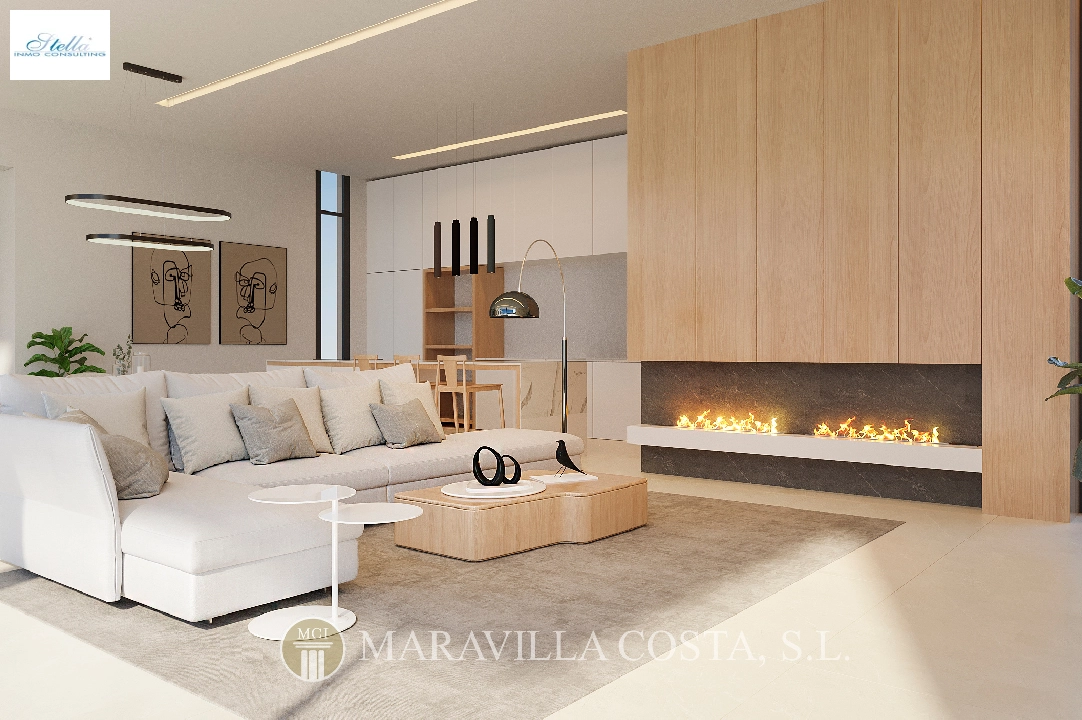 villa en Moraira en venta, superficie 261 m², ano de construccion 2023, + calefaccion suelo, aire acondicionado, parcela 939 m², 4 dormitorios, 4 banos, piscina, ref.: MV-2499-3