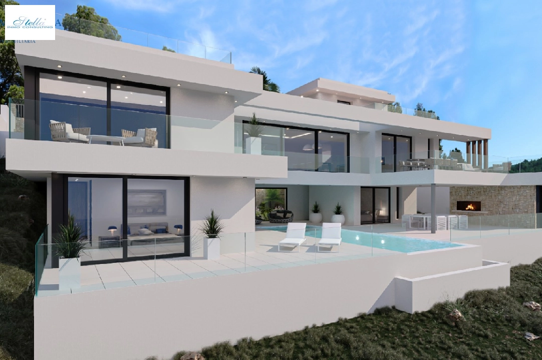 villa en Calpe en venta, superficie 453 m², ano de construccion 2023, aire acondicionado, parcela 1013 m², 4 dormitorios, 4 banos, ref.: MV-2506-2