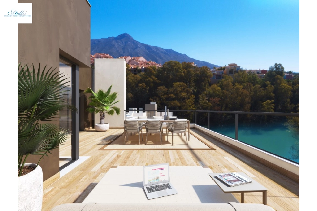 atico en Marbella(Urbanizacion Nueva Andalucia J, 9. 29660 Marbella,) en venta, superficie 123 m², parcela 274 m², 3 dormitorios, 2 banos, piscina, ref.: TW-MARBELLALAKE116-17
