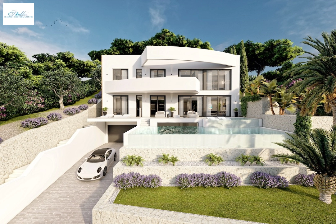 villa en Altea(Sierra de Altea) en venta, superficie 500 m², aire acondicionado, parcela 1270 m², 4 dormitorios, 4 banos, piscina, ref.: CA-H-1718-AMB-1