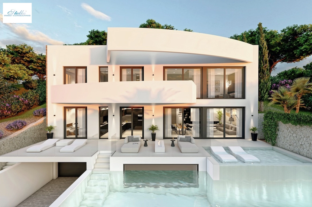 villa en Altea(Sierra de Altea) en venta, superficie 500 m², aire acondicionado, parcela 1270 m², 4 dormitorios, 4 banos, piscina, ref.: CA-H-1718-AMB-19