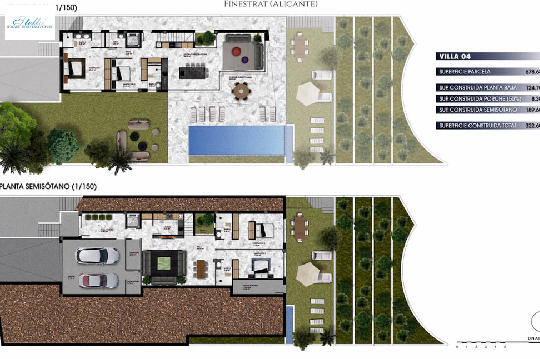 villa en Finestrat(Balcon de Finestrat) en venta, superficie 322 m², aire acondicionado, parcela 565 m², 4 dormitorios, 5 banos, ref.: BP-7043FIN-9
