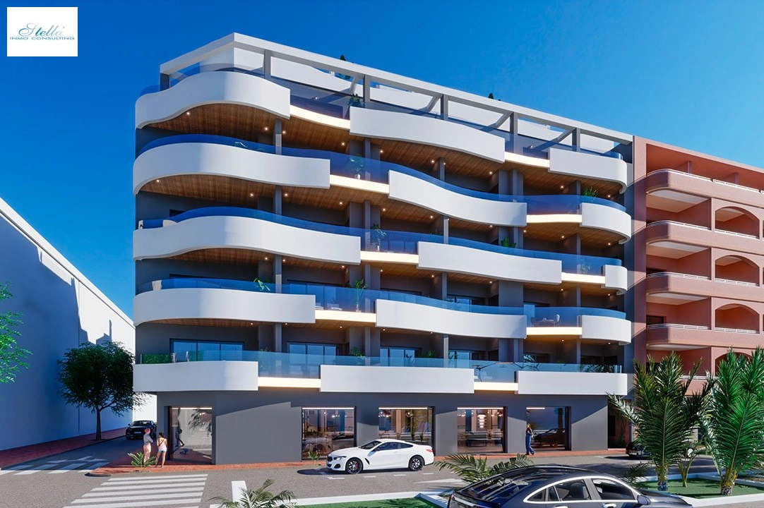 apartamento en la planta superior en Torrevieja en venta, superficie 101 m², estado first owner, 3 dormitorios, 2 banos, piscina, ref.: HA-TON-203-A02-1
