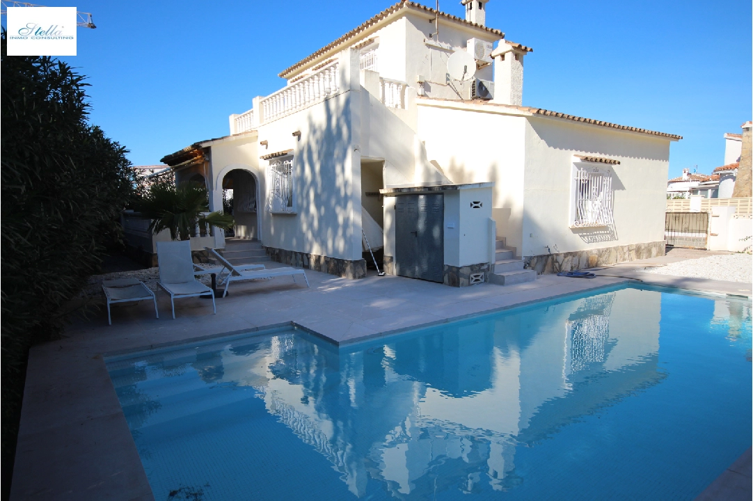 casa de verano en Els Poblets en alquiler de vacaciones, superficie 150 m², estado neat, + KLIMA, aire acondicionado, parcela 440 m², 4 dormitorios, 3 banos, piscina, ref.: V-0823-6