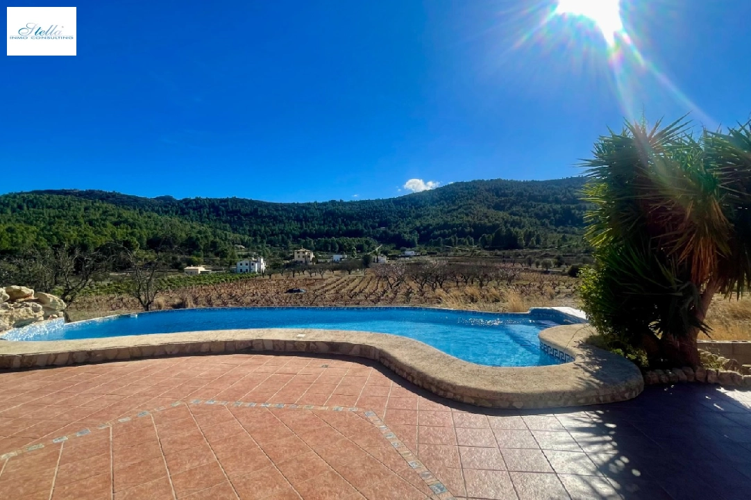 villa en Jalon en venta, superficie 200 m², ano de construccion 2003, aire acondicionado, parcela 10000 m², 2 dormitorios, 2 banos, piscina, ref.: PV-141-01967P-22