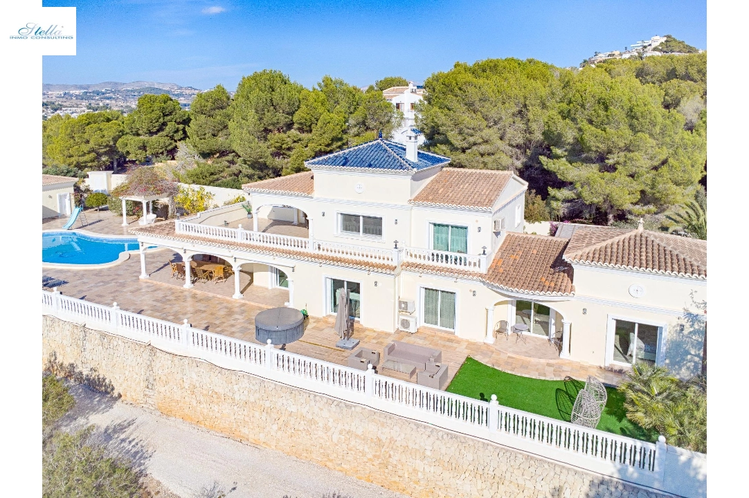 villa en Moraira(Pla del mar) en venta, superficie 466 m², aire acondicionado, parcela 2040 m², 5 dormitorios, 5 banos, piscina, ref.: AM-12066DA-3700-12