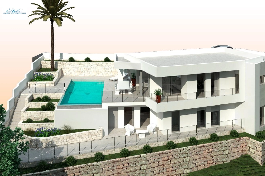 villa en Moraira(Sol park) en venta, superficie 286 m², aire acondicionado, parcela 800 m², 3 dormitorios, 2 banos, piscina, ref.: AM-12126DA-3700-6