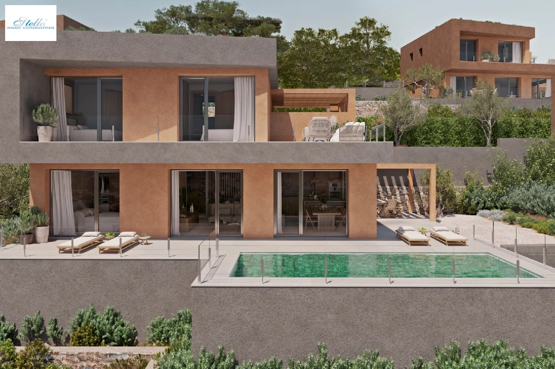 villa en Lliber(Airen Collection) en venta, superficie 162 m², parcela 473 m², 3 dormitorios, 3 banos, piscina, ref.: VA-LG117-4