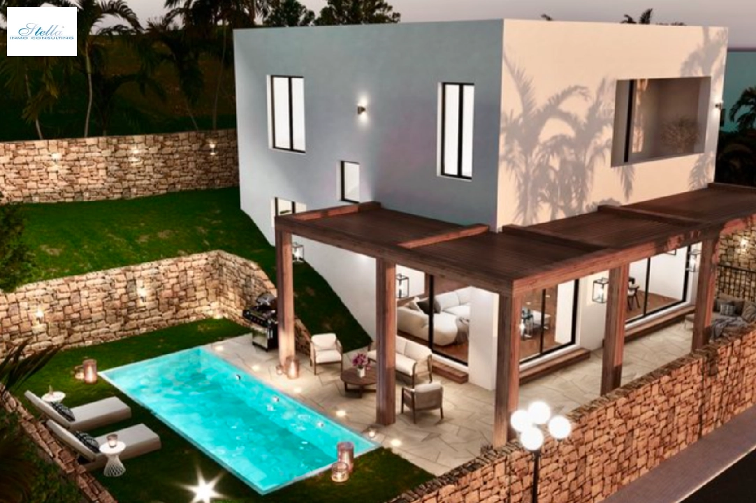 villa en Alcalali(La Solana Gardens) en venta, superficie 239 m², aire acondicionado, parcela 300 m², 3 dormitorios, 2 banos, ref.: BP-4357ALC-9