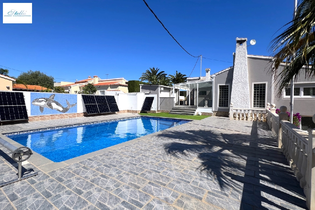 villa en Denia en alquiler de vacaciones, superficie 166 m², ano de construccion 1978, + estufa, aire acondicionado, parcela 802 m², 2 dormitorios, 2 banos, piscina, ref.: T-0224-2