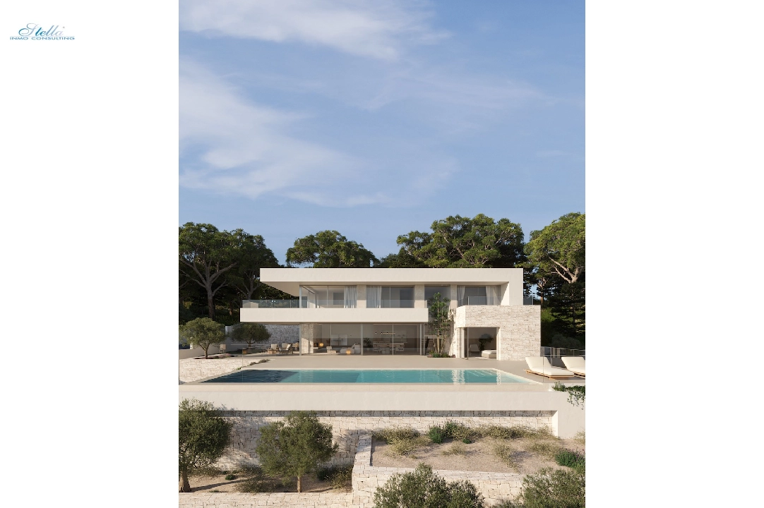villa en Moraira(La Sabatera) en venta, superficie 311 m², aire acondicionado, parcela 977 m², 4 dormitorios, 4 banos, piscina, ref.: CA-H-1738-AMB-1