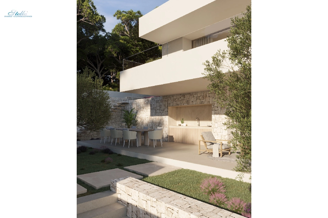 villa en Moraira(La Sabatera) en venta, superficie 311 m², aire acondicionado, parcela 977 m², 4 dormitorios, 4 banos, piscina, ref.: CA-H-1738-AMB-10