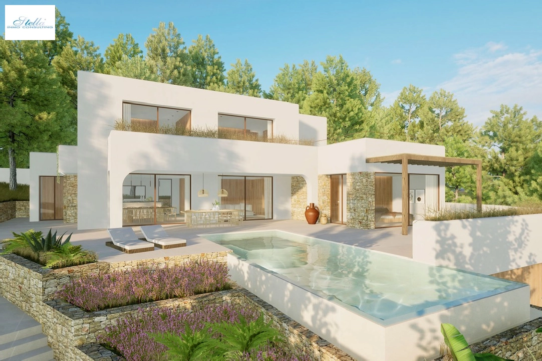 villa en Moraira(Pla de Mar) en venta, superficie 1070 m², parcela 903 m², 4 dormitorios, 4 banos, piscina, ref.: CA-H-1751-AMBI-1
