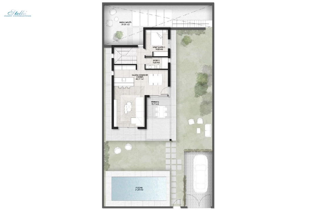 villa en Finestrat(Balcon de finestrat) en venta, superficie 164 m², parcela 393 m², 3 dormitorios, 3 banos, piscina, ref.: AM-1129DA-3700-26