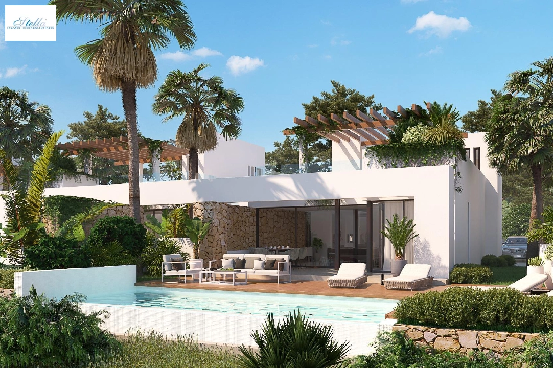 villa en Monforte del Cid(Campo de Golf) en venta, superficie 284 m², aire acondicionado, 3 dormitorios, 3 banos, piscina, ref.: AM-1134DA-3700-1