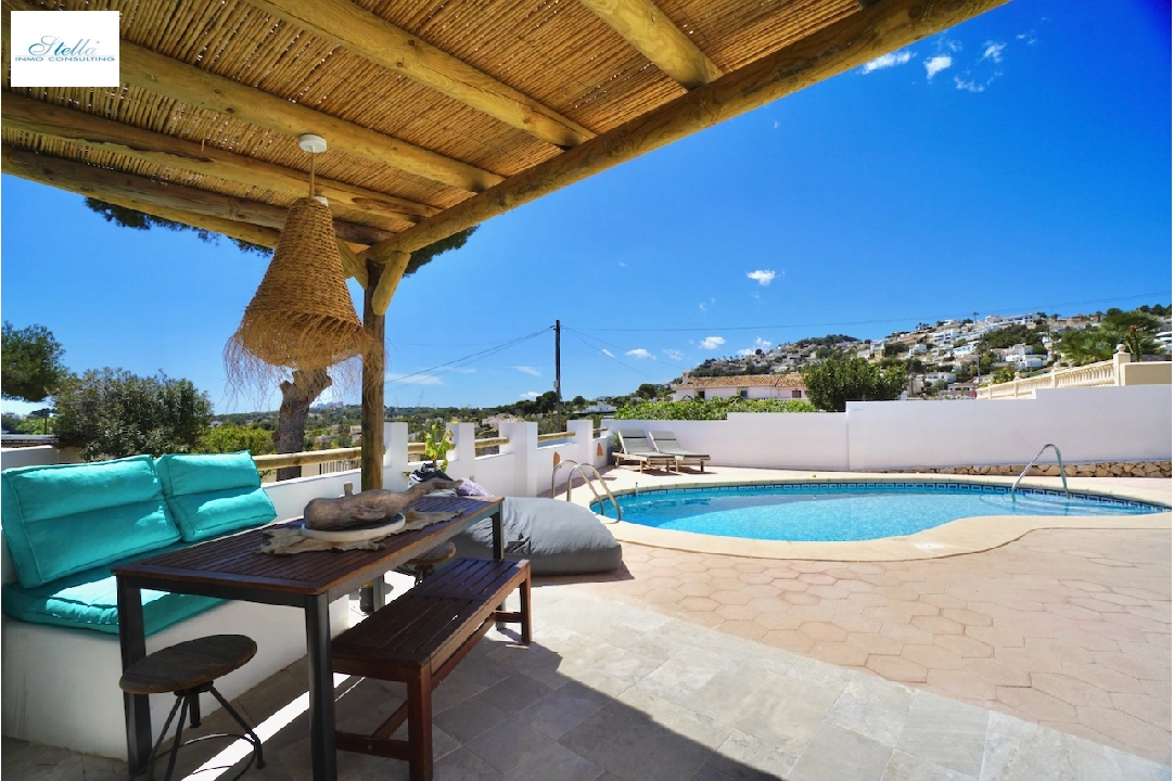villa en Moraira(La Sabatera) en venta, superficie 158 m², aire acondicionado, parcela 581 m², 3 dormitorios, 2 banos, piscina, ref.: CA-H-1758-AMBEI-4