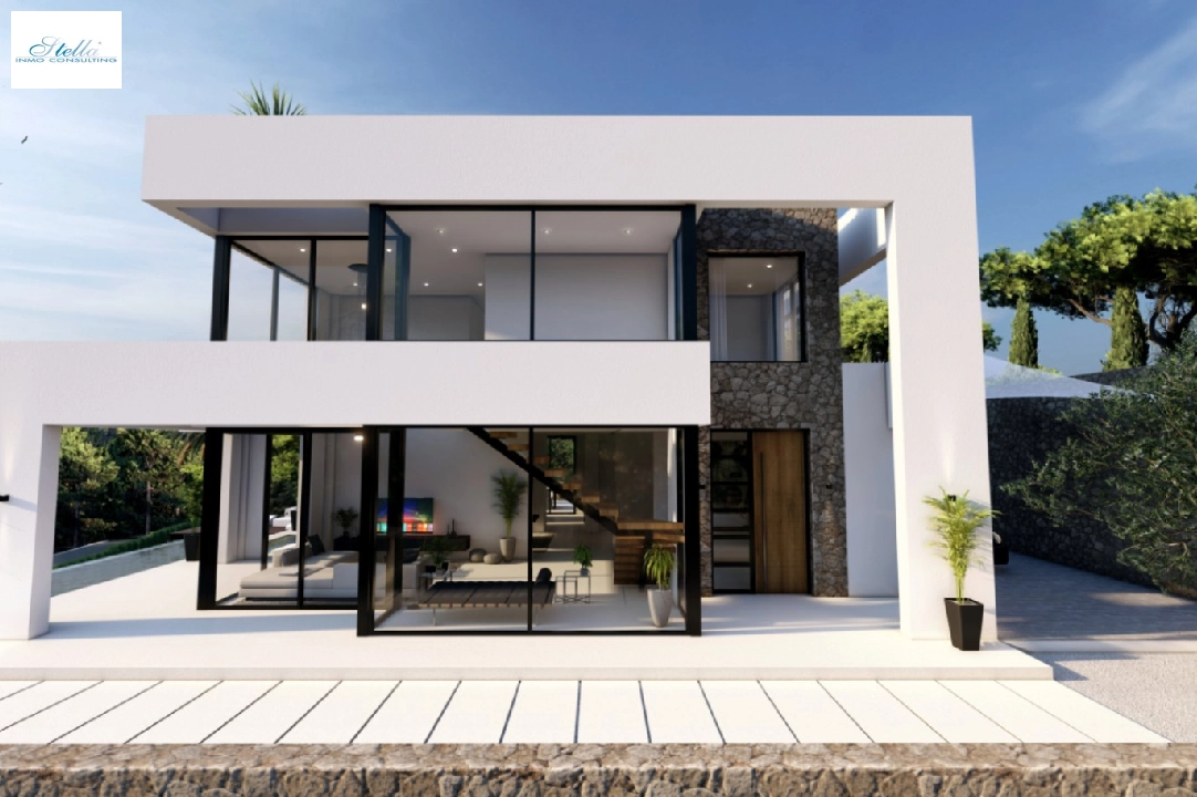 villa en Benissa(La Fustera) en venta, superficie 615 m², ano de construccion 2023, aire acondicionado, parcela 1347 m², 4 dormitorios, 3 banos, piscina, ref.: BI-BE.H-902-14