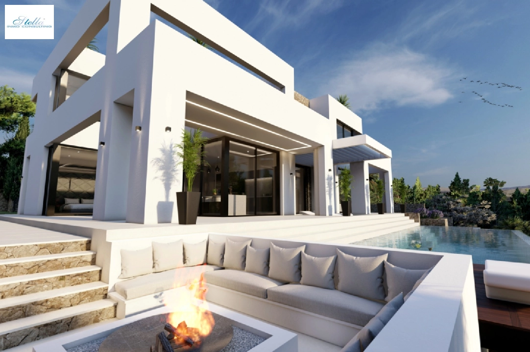 villa en Benissa(La Fustera) en venta, superficie 615 m², ano de construccion 2023, aire acondicionado, parcela 1347 m², 4 dormitorios, 3 banos, piscina, ref.: BI-BE.H-902-16