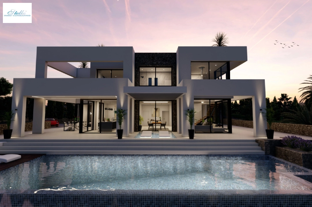 villa en Benissa(La Fustera) en venta, superficie 615 m², ano de construccion 2023, aire acondicionado, parcela 1347 m², 4 dormitorios, 3 banos, piscina, ref.: BI-BE.H-902-17